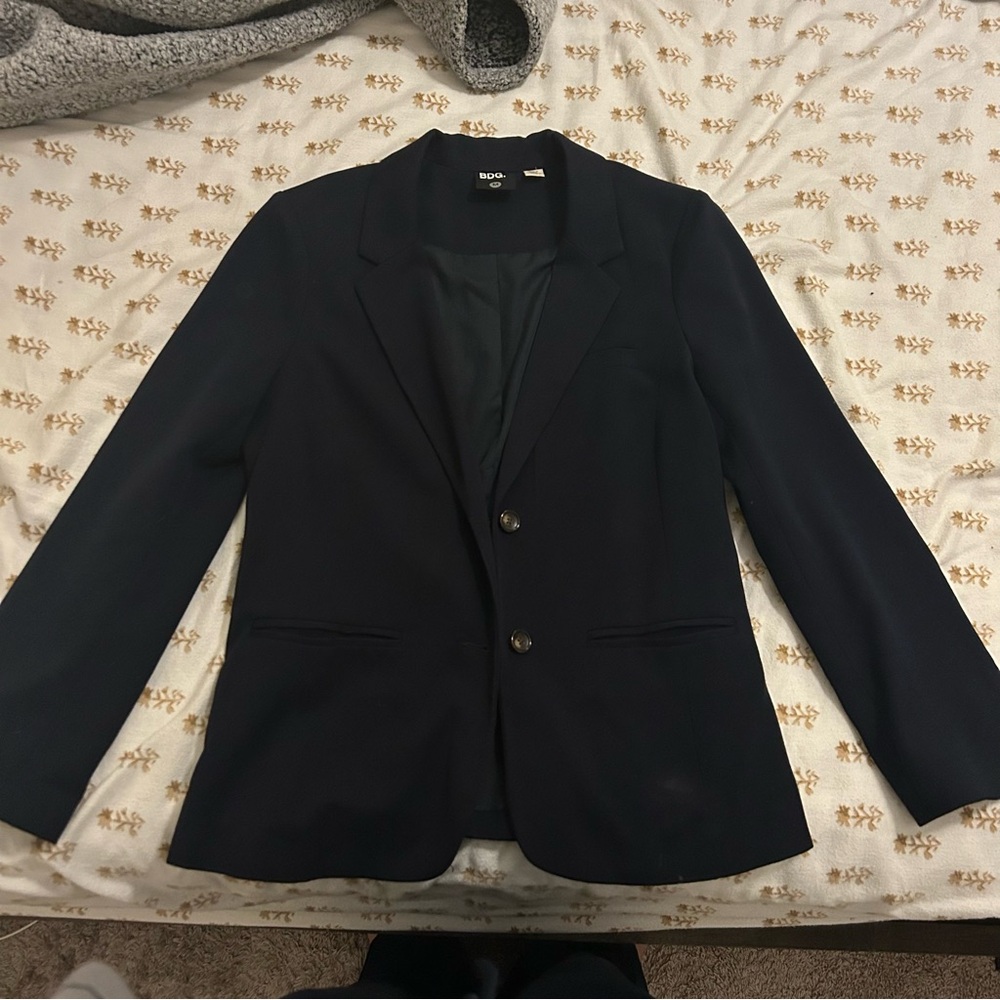 Urban Outfitters BDG Dark Navy Blazer